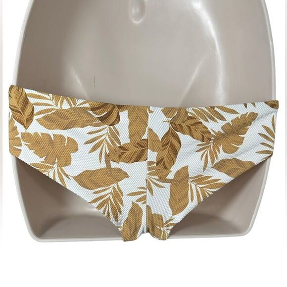 Eberjay Jane Textured Gold Tropical Print Bikini Swimsuit Set - Picture 8 of 10